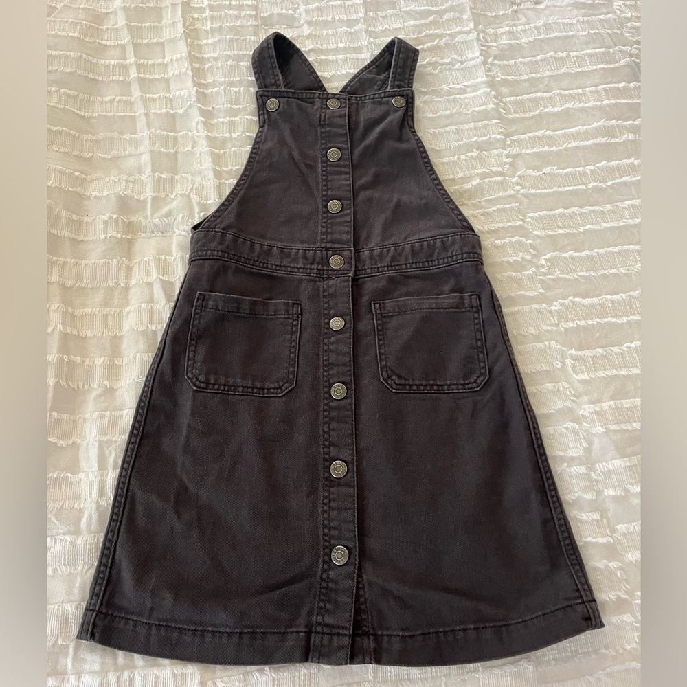 Girls Overall Denim Dress • Size 10